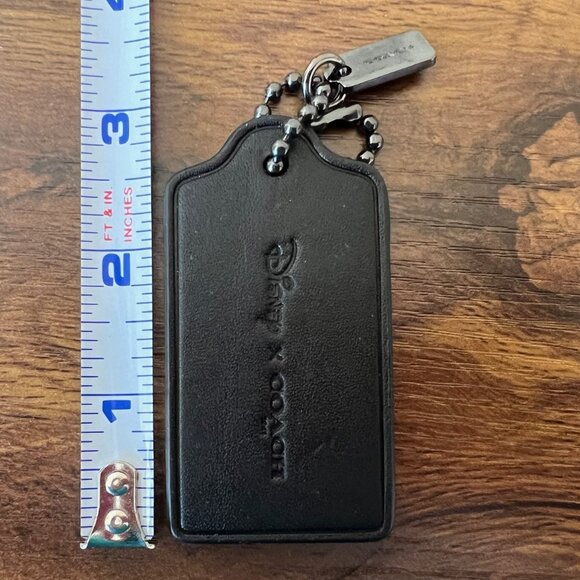Disney x Coach Mickey Profile Hangtag In Glovetanned Leather 54091 - Picture 3 of 3